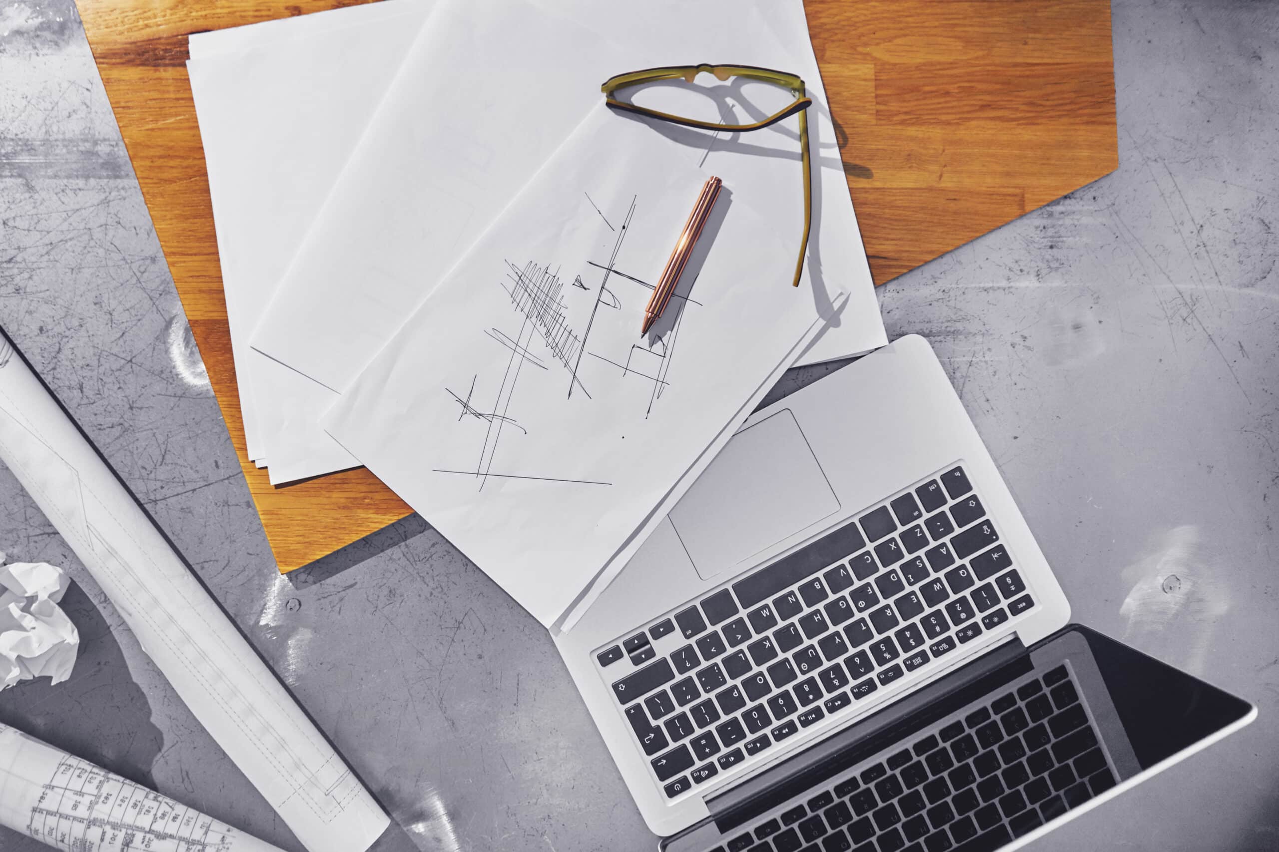 Office supplies on the  table