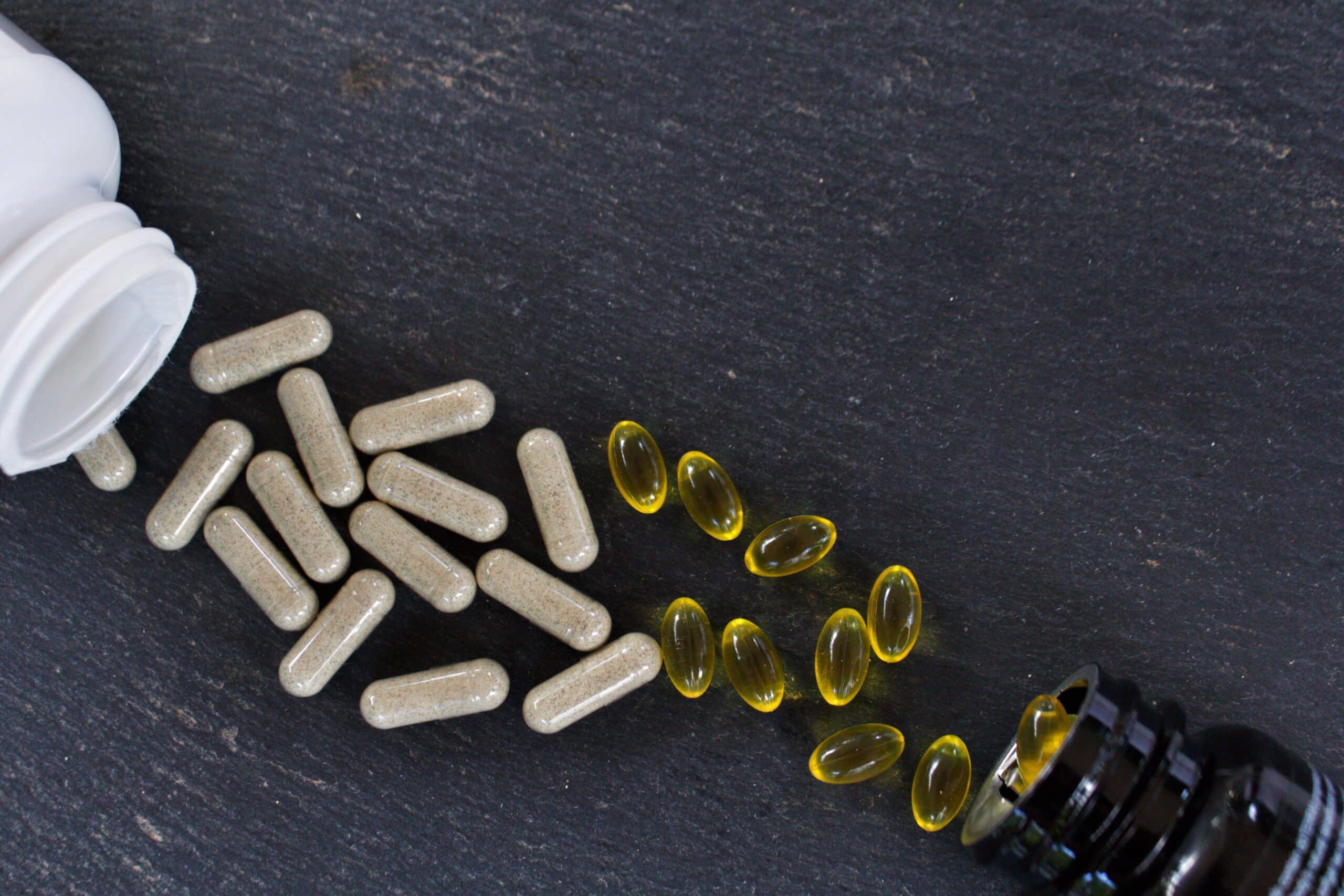 Supplements and pills blister packs. Pack of pills