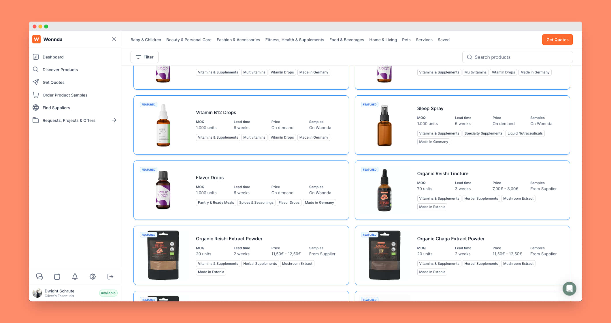 Wonnda - the real Europages Alternative for private label and contract manufacturing in Europe