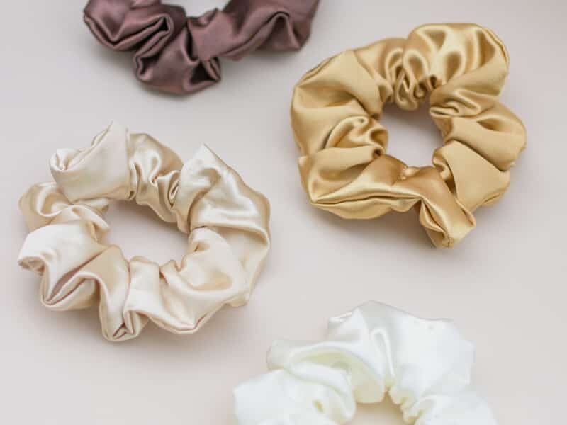 white and brown floral textile