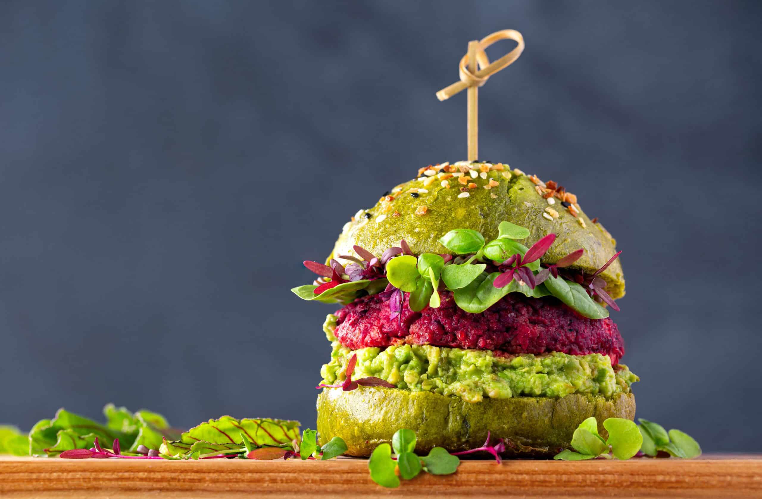 Plant-based burger