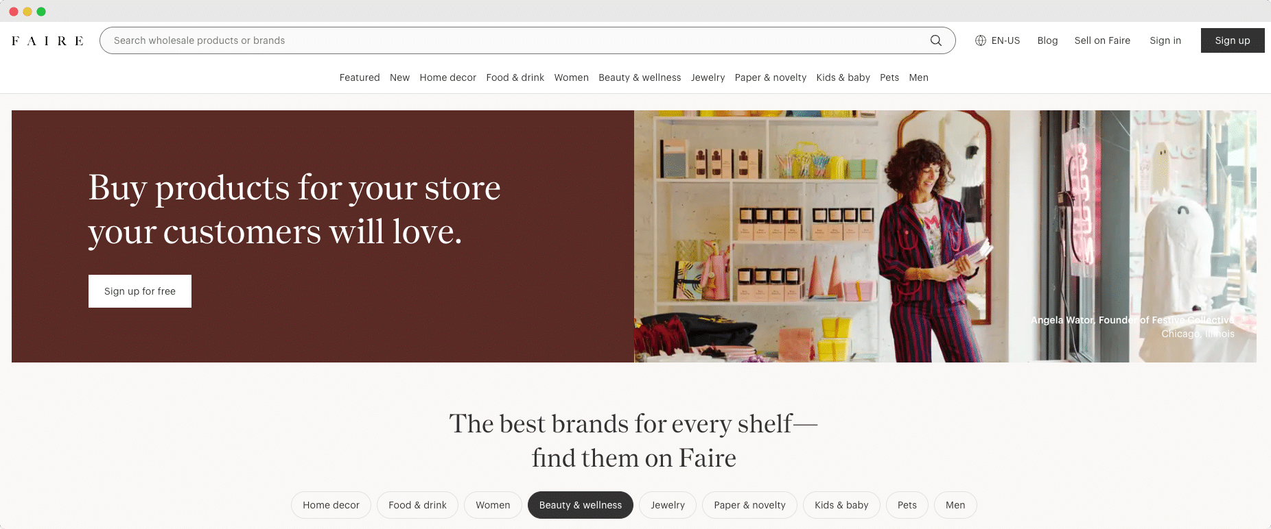 Faire.com - faire.com-Alternativen