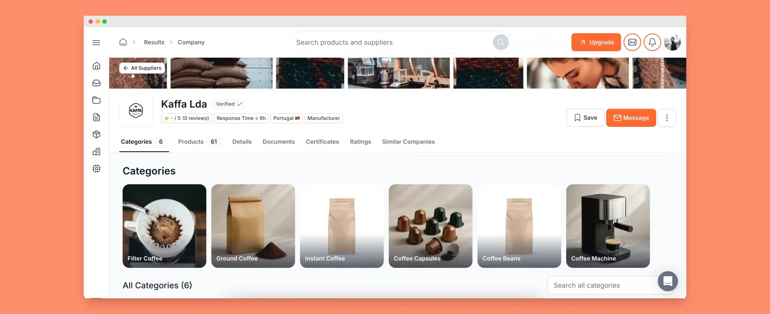 Kaffa Portugal - Private Label Coffee Manufacturer
