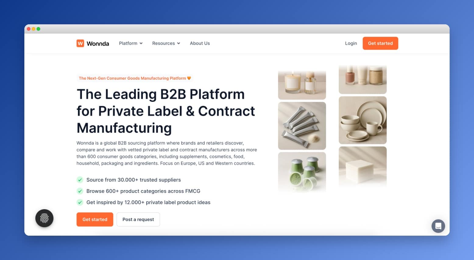 Wonnda B2B-Plattform